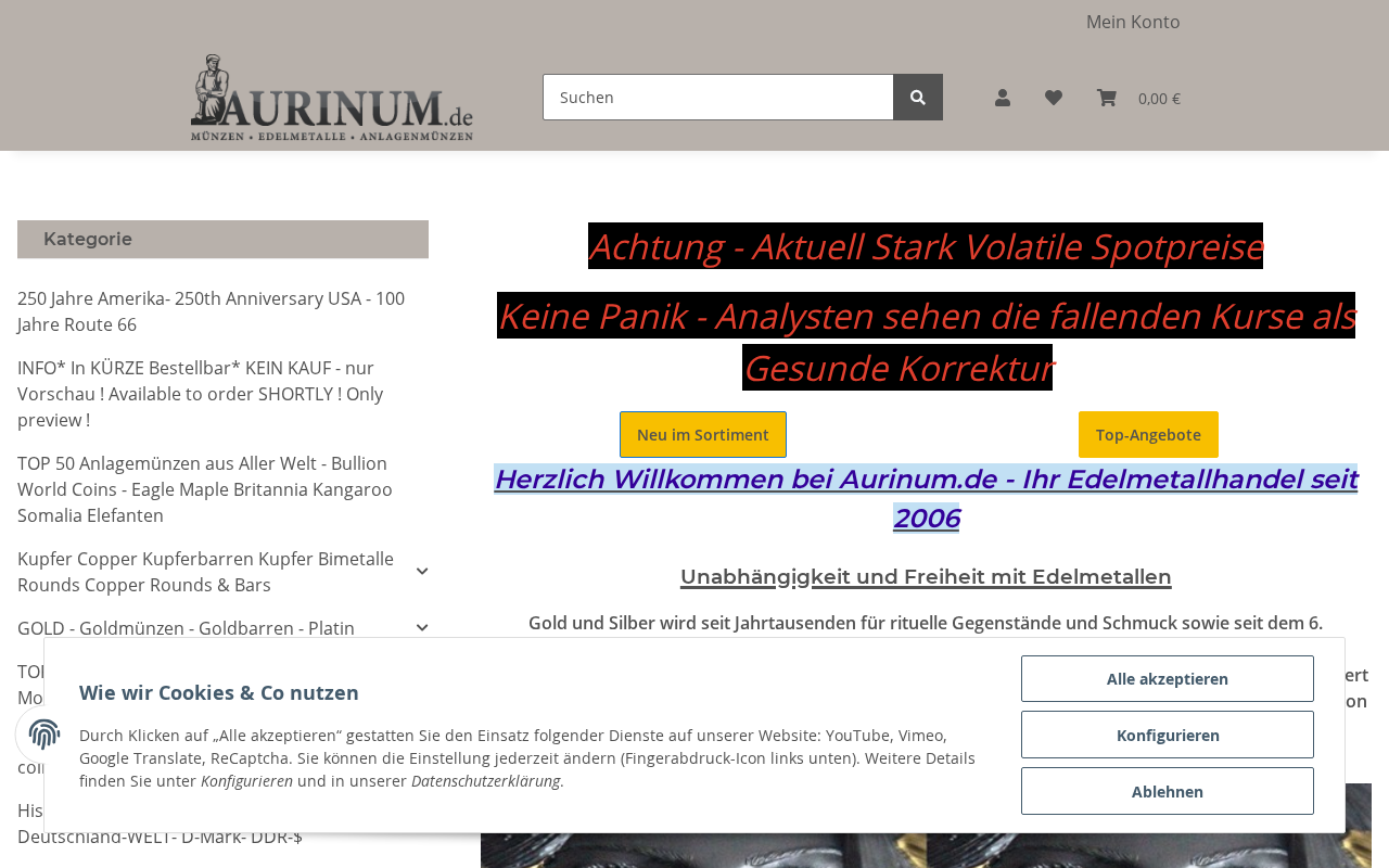Screenshot of aurinum.de