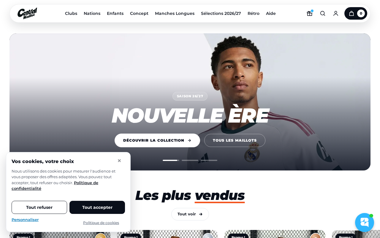 Screenshot of centralmaillot.com