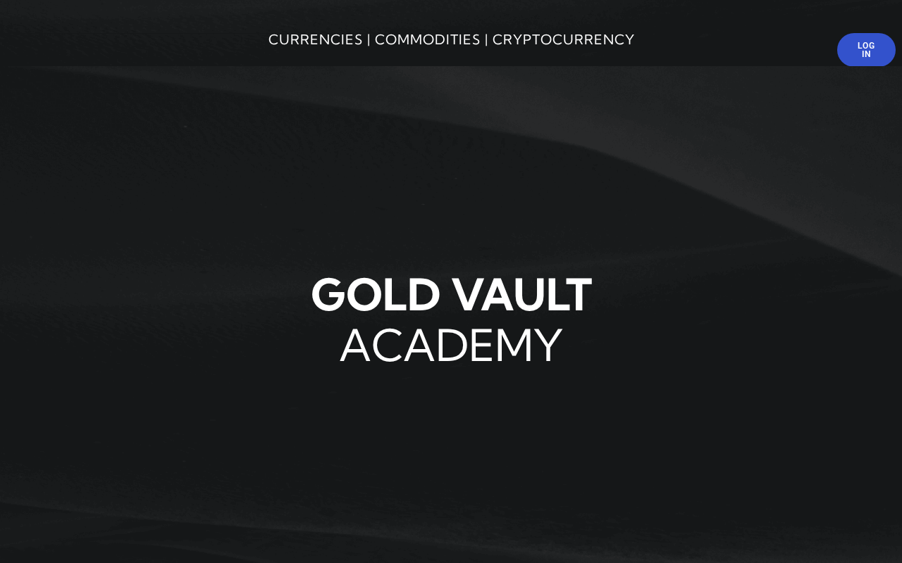 Screenshot of goldvaultacademy.net
