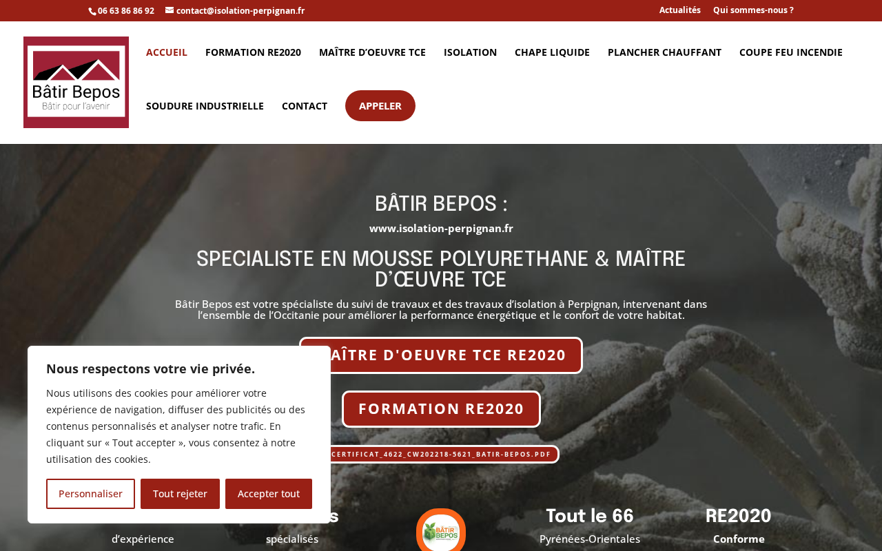 Screenshot of isolation-perpignan.fr