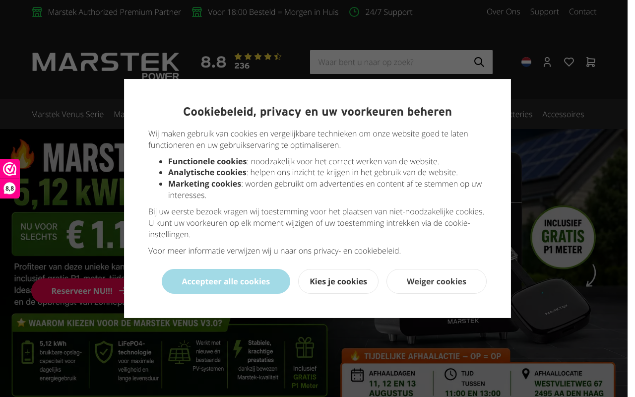 Screenshot of marstek-power.eu