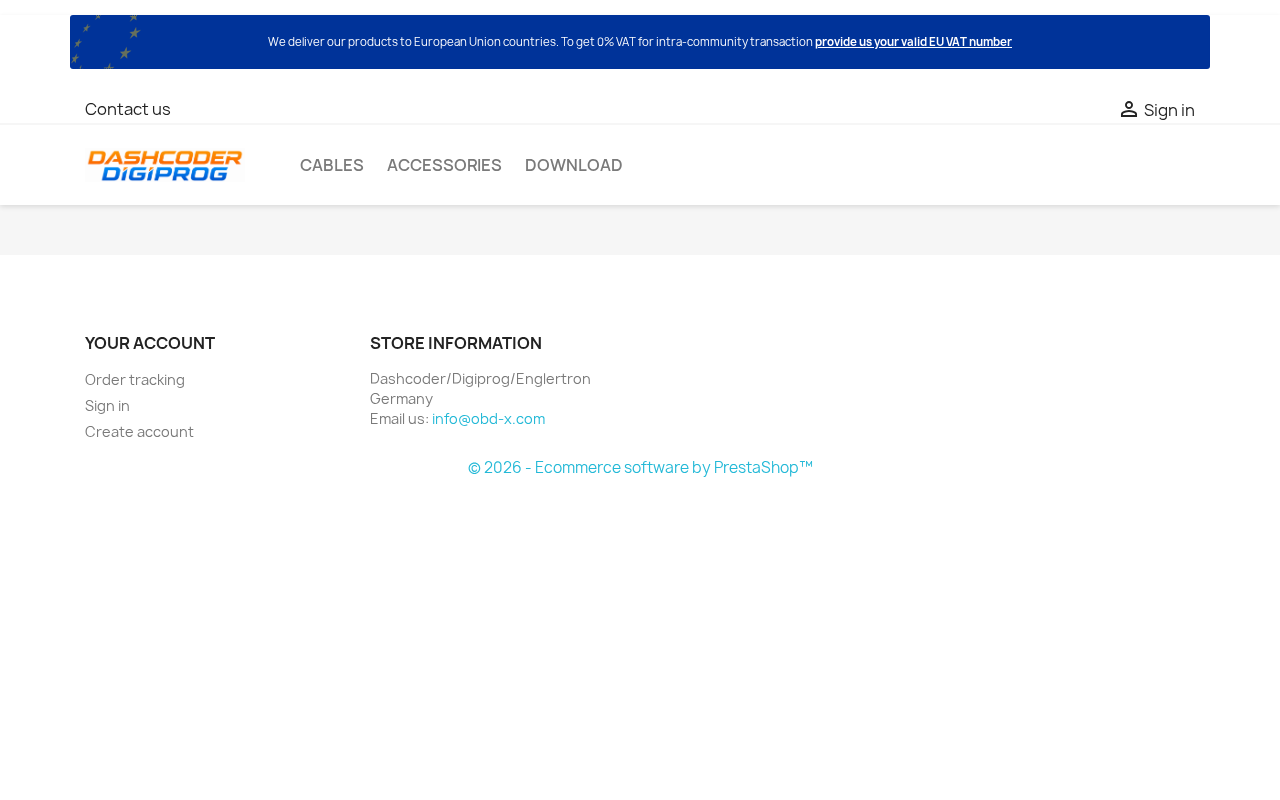 Screenshot of obd-x.com