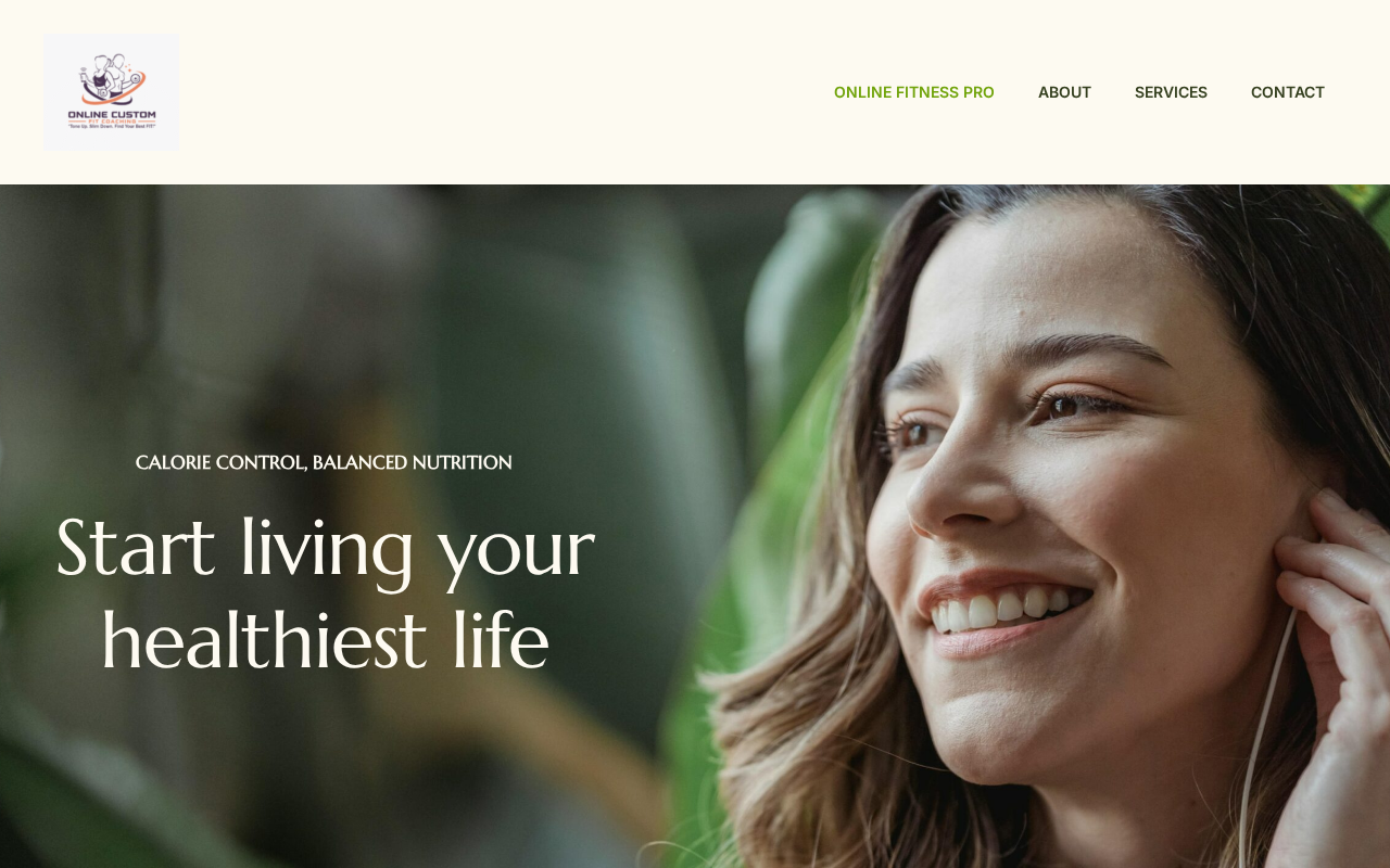 Screenshot of onlinefitnesspro.net
