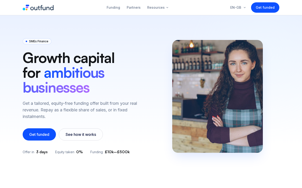Screenshot of out.fund