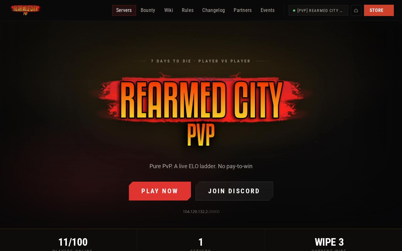 Screenshot of rearmedcity.com