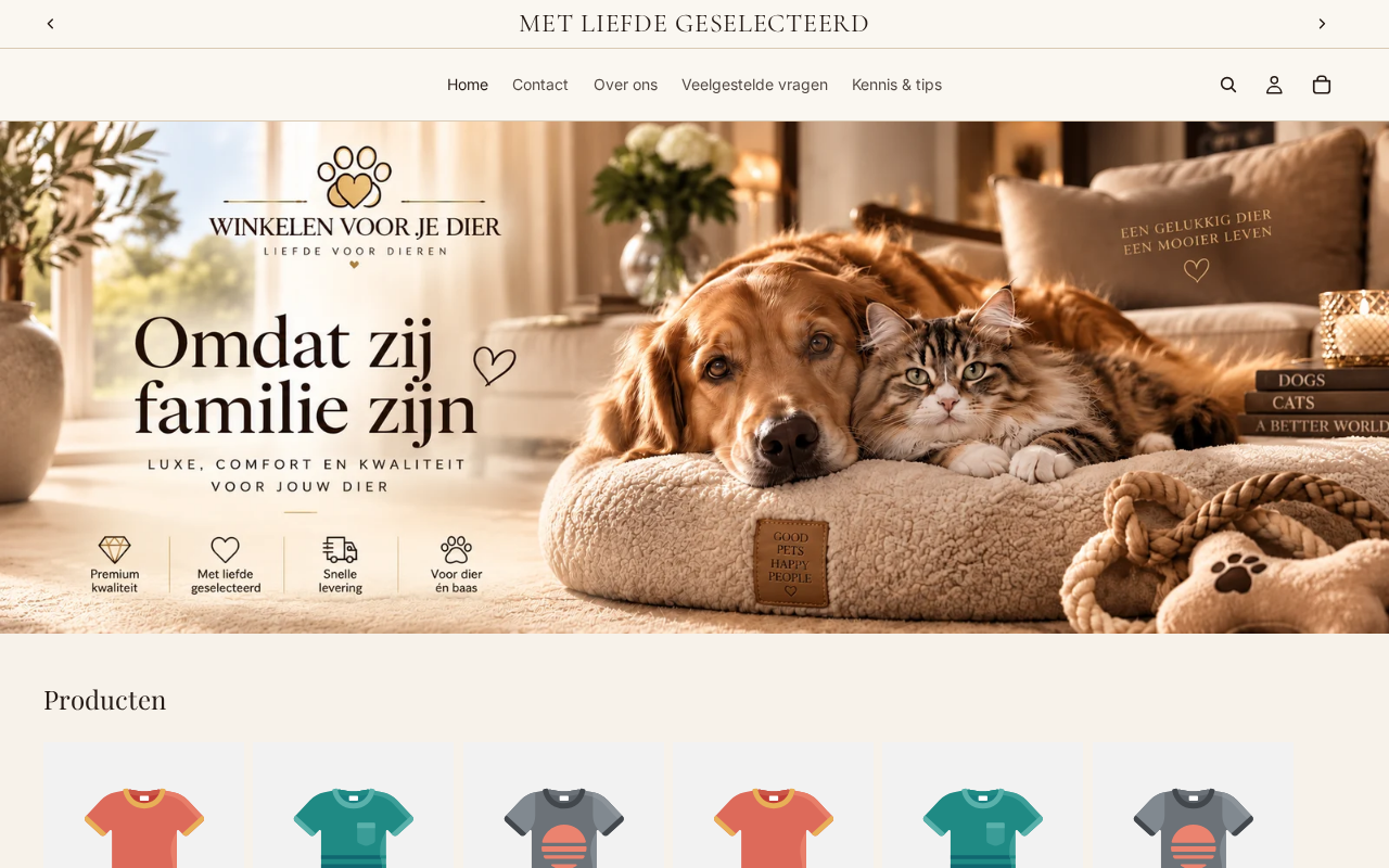 Screenshot of winkelenvoorjedier.nl