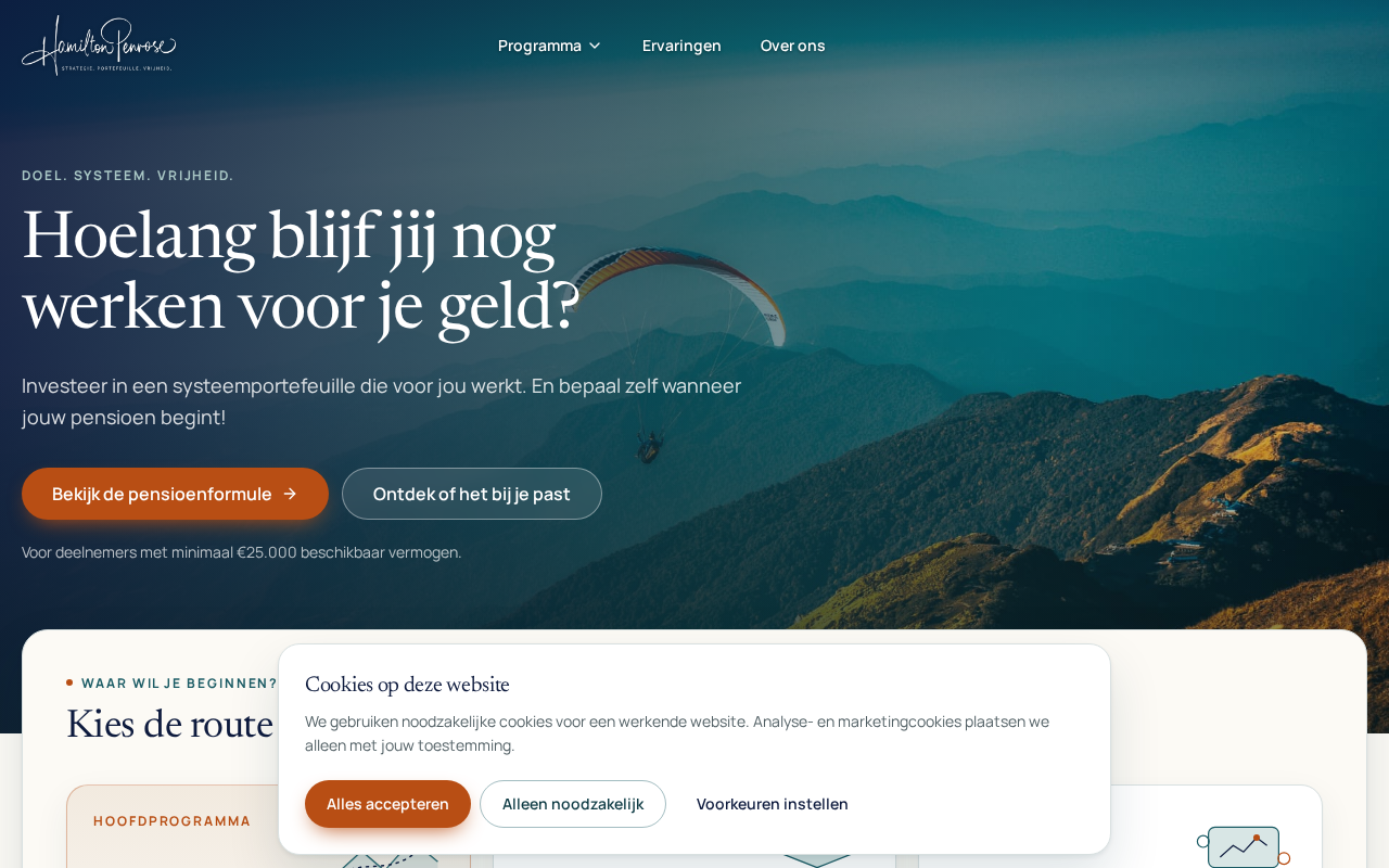 Screenshot of hamiltonpenrose.nl