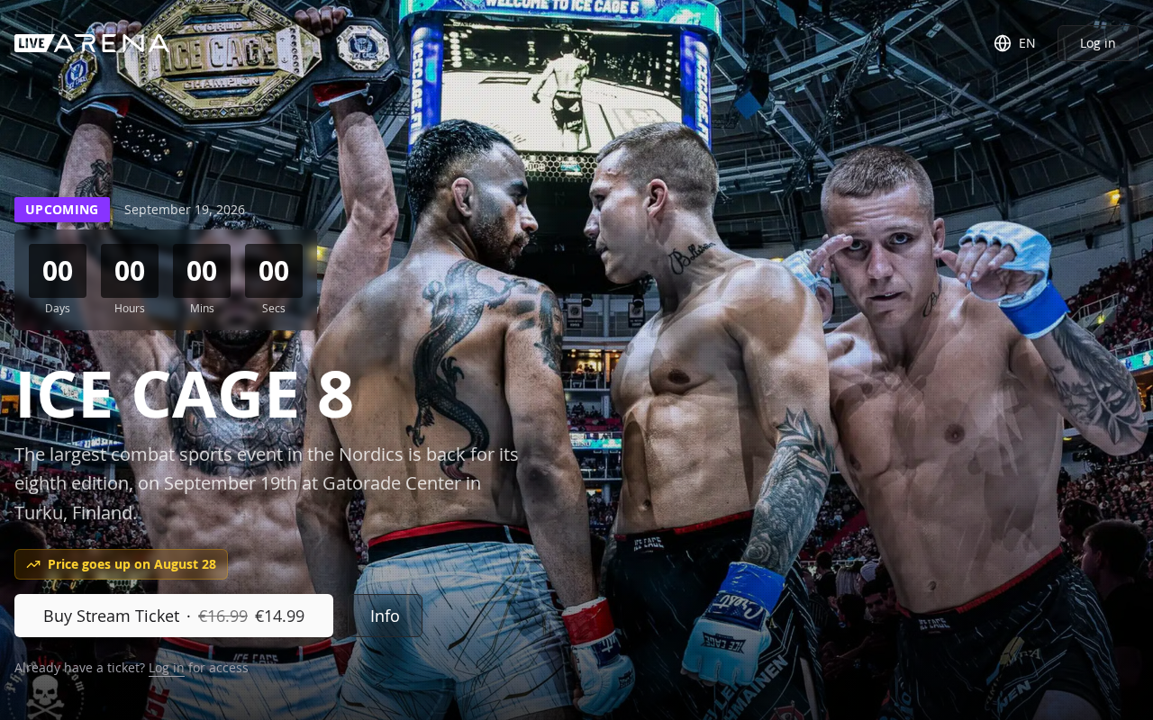 Screenshot of livearena.io