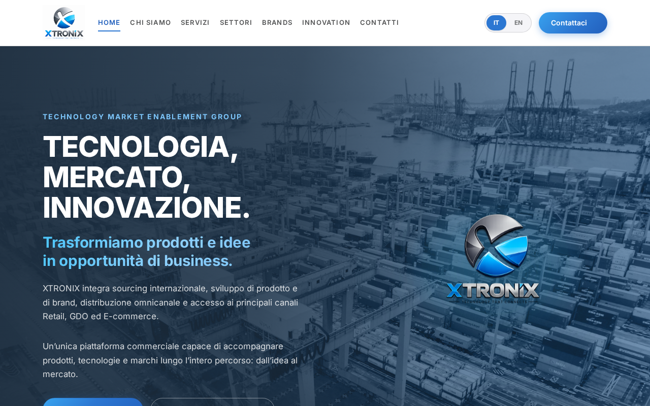 Screenshot of x-tronix.it